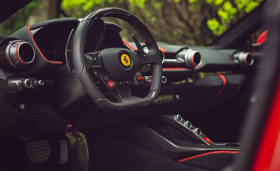 Ferrari 458/488/F8/812 Carbon Fiber LED Steering Wheel