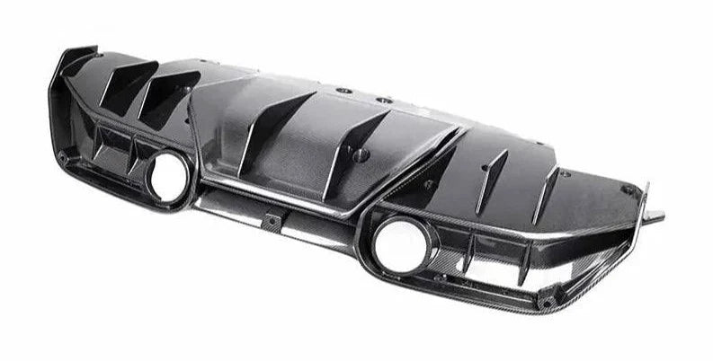 FERRARI F8 Dry Carbon Fiber PT Style Rear Diffuser