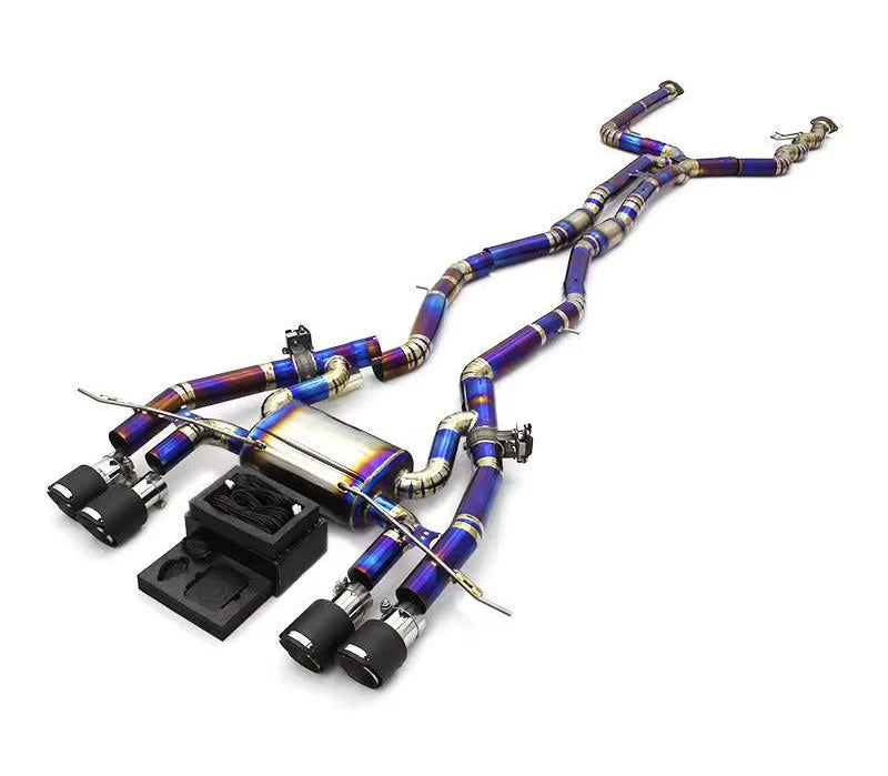 BMW G80/G82 Full Titanium Catback Dual Tube Exhaust System
