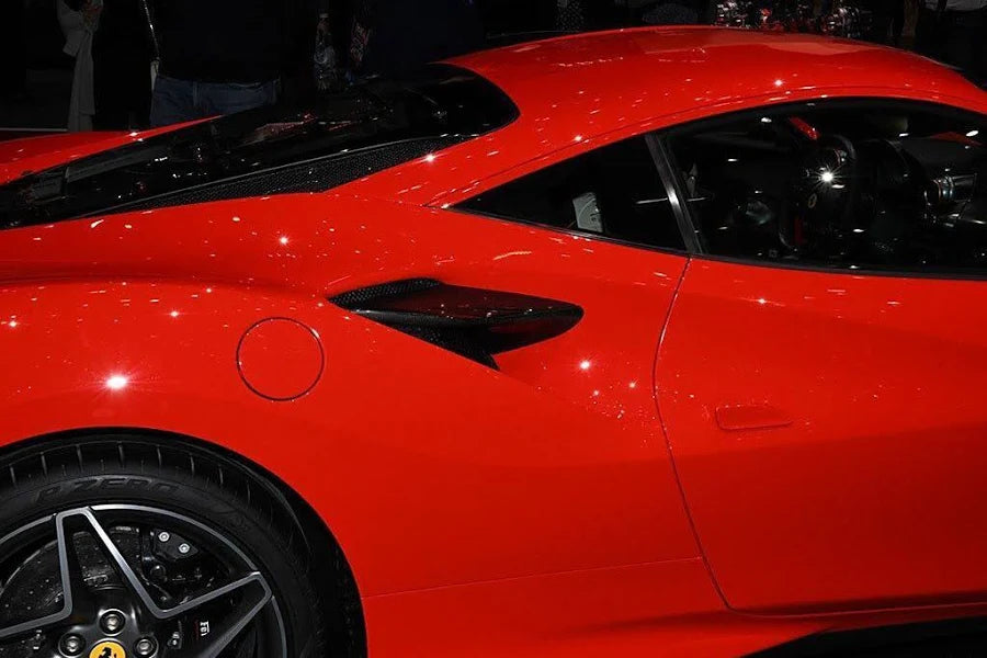 ferrari F8 carbon Fiber Side Air Vent Trim